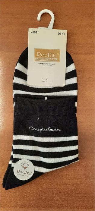 Носки жен.№2392 "RoeRue" ассорти средние х/б 10шт/уп 97786 - фото 119740