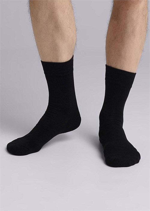 ЭЙС Носки муж.А21Пш махр.сл хб (29-чёрный) 98030 - фото 119992