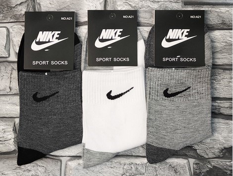 Носки муж.№A-21 "N" ассорти средние х/б 10шт/уп 594351-1 - фото 120125