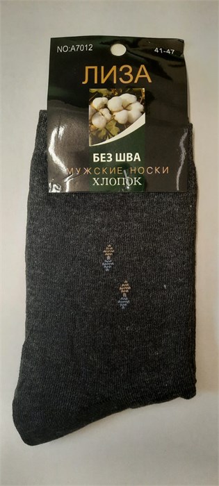 Носки муж.№7012-3  "Лиза" средние ассорти 12шт/уп 98143 - фото 120135