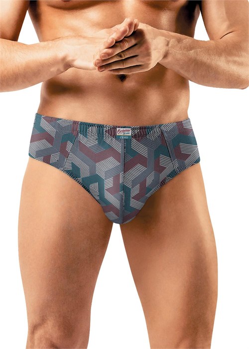 CLE MC450711 Трусы муж. (52-т.серый/т.бирюзовый) 98265 - фото 120263