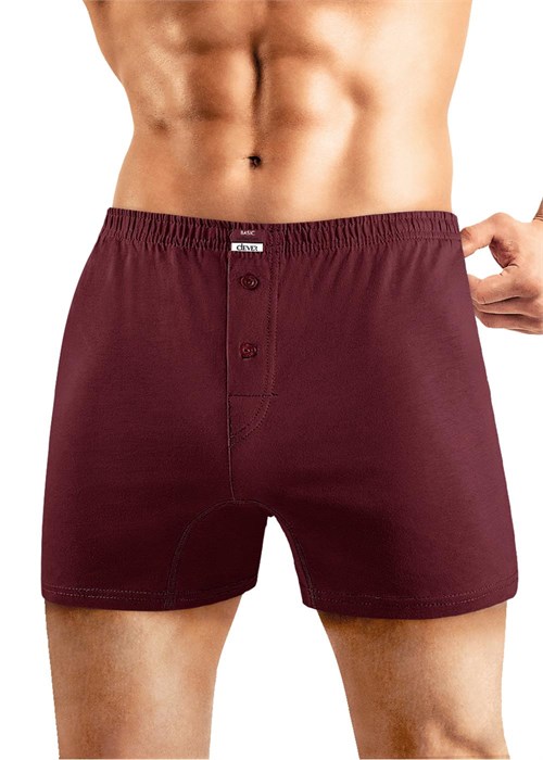 CLE MBX608710/8maxi Трусы муж. Хлопок (60-бордовый) 98548 - фото 120553