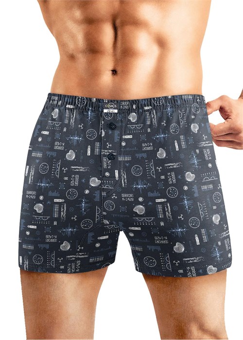 CLE MBX560331 Трусы муж. (50-т.синий/белый) 98624 - фото 120630