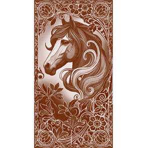 Полотенце махровое 70х140 см. 420 гр. арт. С81-ЮА  рис. 7948 Пегас С81-ЮА-4