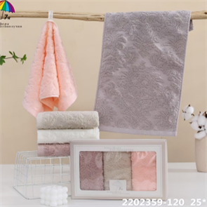 Набор махровых полотенец 25х50 см. 3 шт. арт. 2202359 2202359