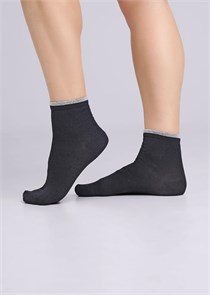 ЭЙС Носки жен.Д140 хл+эл (25- т.синий) 97841