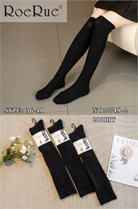 Гольфины жен.№2748-2 шерсть черные 10шт/уп 599174-2