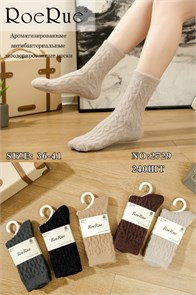 Носки жен.№2729 "RoeRue" шерсть темн 10шт/уп 97907