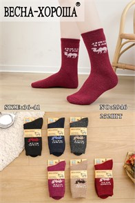 Носки жен.№2946 "RoeRue" верблюд махра 12шт/уп 97908