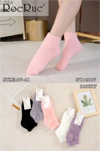 Носки жен.№2967 "RoeRue" норка корот 10шт/уп 97912