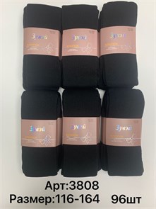 Колготки подр.№3808 Зима "Zuwei" (128-140) махра 6шт/уп 97969
