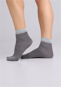 ЭЙС Носки жен.Д115ш осл.резинка (23-серый) 98023