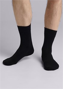 ЭЙС Носки муж.А21Пш махр.сл хб (27-чёрный) 98029