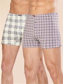 Трусы муж. MUB6887(2) (XL(50)-Светло-серый/серый) 98273