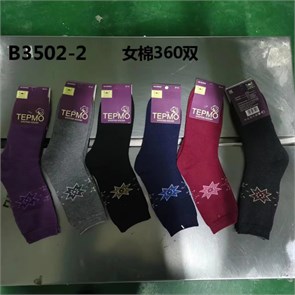 Носки жен.№3502-2 "Лиза" махра 12шт/уп 98306