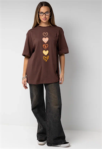 6014HW-33K-22 Футболка женская (Коричневый (170)-96(48)) 6014HW-33K-22-1
