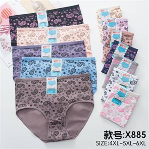 Плавки "Cotton" X885 (4XL,5XL,6XL) 98599