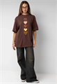6014HW-33K-22 Футболка женская (Коричневый (170)-96(48)) 6014HW-33K-22-1 - фото 120538