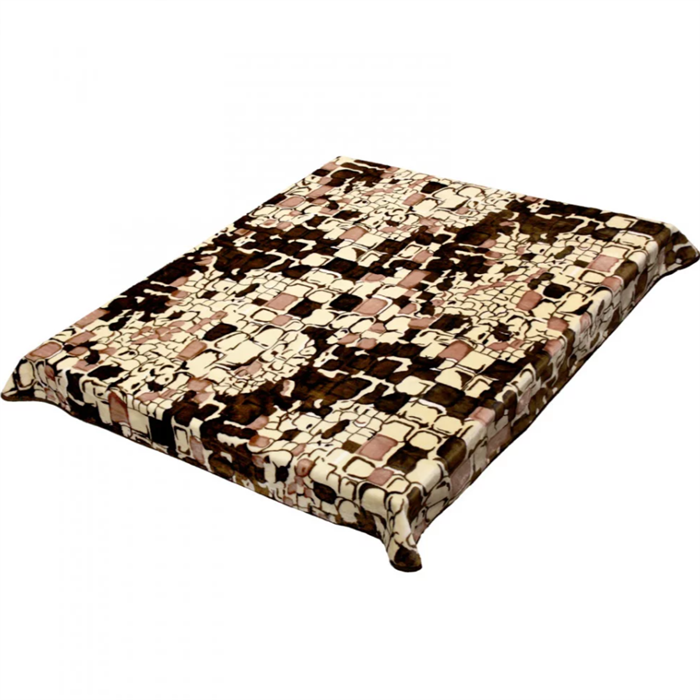 Плед акриловый гладкий 200х240 см. Новый камушек 086 - фото 103798