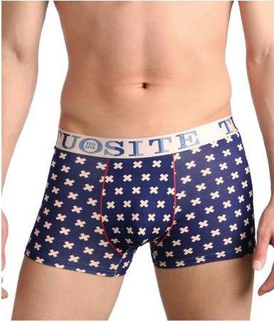 Трусы мужские боксеры TS8020 (XL-темно-синие\принт) вискоза 508103 - фото 103921