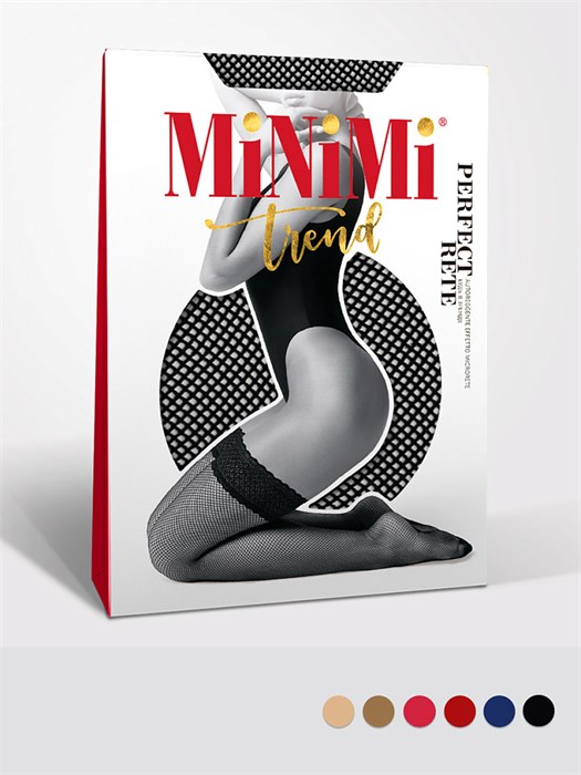 RETE AUT (L/XL-Caramello) Чулки сетка MNM 608781 - фото 104002