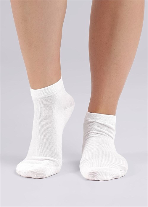 CLES Носки жен.L2002 market line укороч (23-белый) 85565 - фото 104396