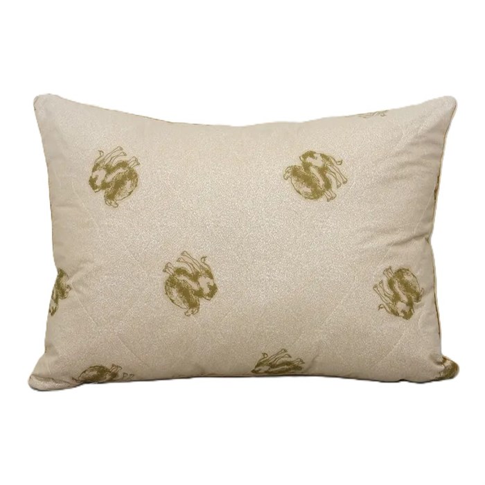 Подушка Рози Хоум верблюжья шерсть в поплексе 50х70 см. 85760 - фото 104611