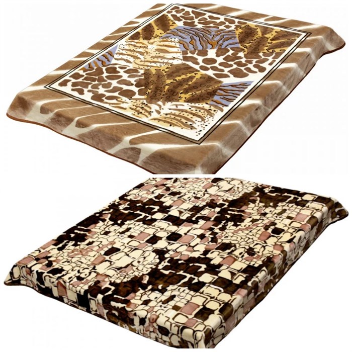 Плед акриловый двухсторонний 200х240 см. Камушек / Новый Камушек 9005/086 - фото 104725