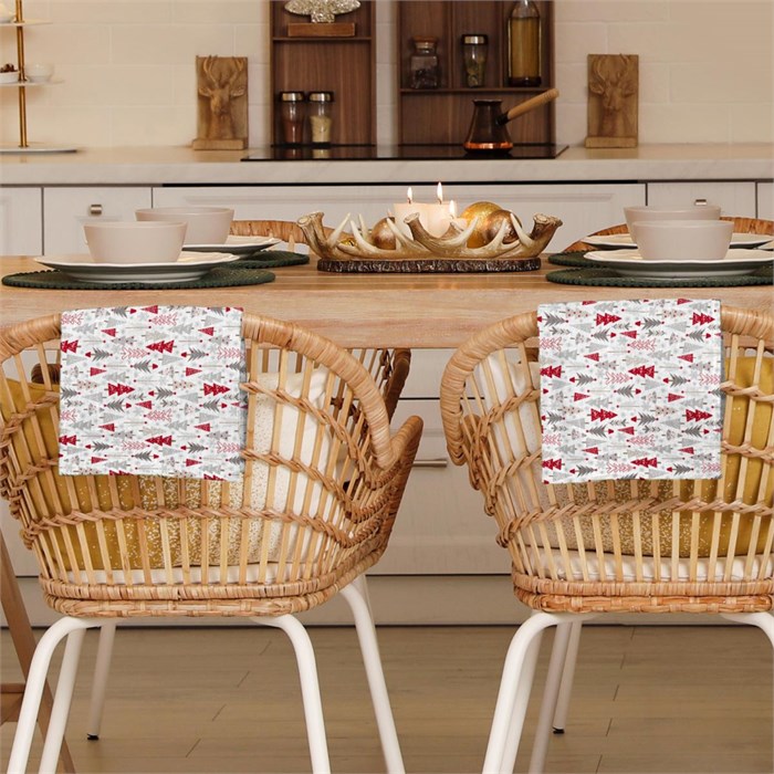 Набор вафельных полотенец Vse DOMA 45х60 см. 2 шт. 60325-1 Зимняя сказка 60325-1 - фото 104760