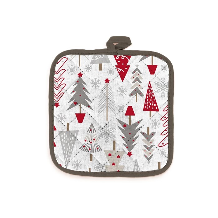 Прихватка рогожка Vse DOMA 18х18 см. 60325-1 Зимняя сказка 60325-1-2 - фото 104767