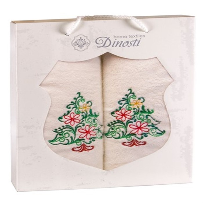 Набор полотенец из микрофибры 50х90 см. 1 шт. 70х140 см. 1 шт. БСМФ-111 Новогодняя елка БСМФ-111 - фото 105169