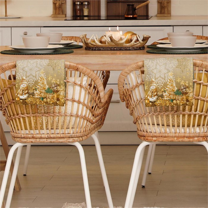 Набор вафельных полотенец Vse DOMA 50х70 см. 2 шт. 60319-1 Сказочное Рождество 60319-1-2 - фото 105213