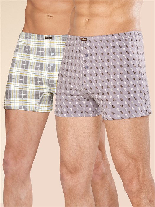 Трусы муж. MUB6887(2) (XL(50)-Светло-серый/серый) 86401 - фото 105285