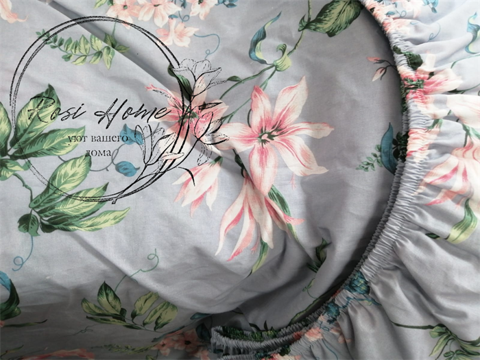 Простыня натяжная Rosi Home поплин 90х200х25 см. арт.70802/1 70802/1 - фото 105393