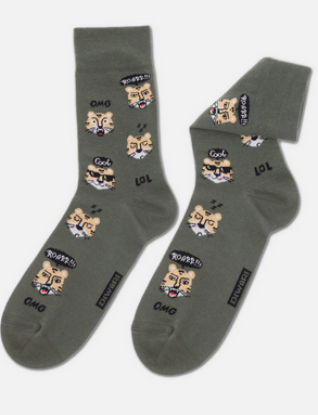 Носки муж. DW HAPPY 17С-151СП 657 (27-хаки) 539138 - фото 105579