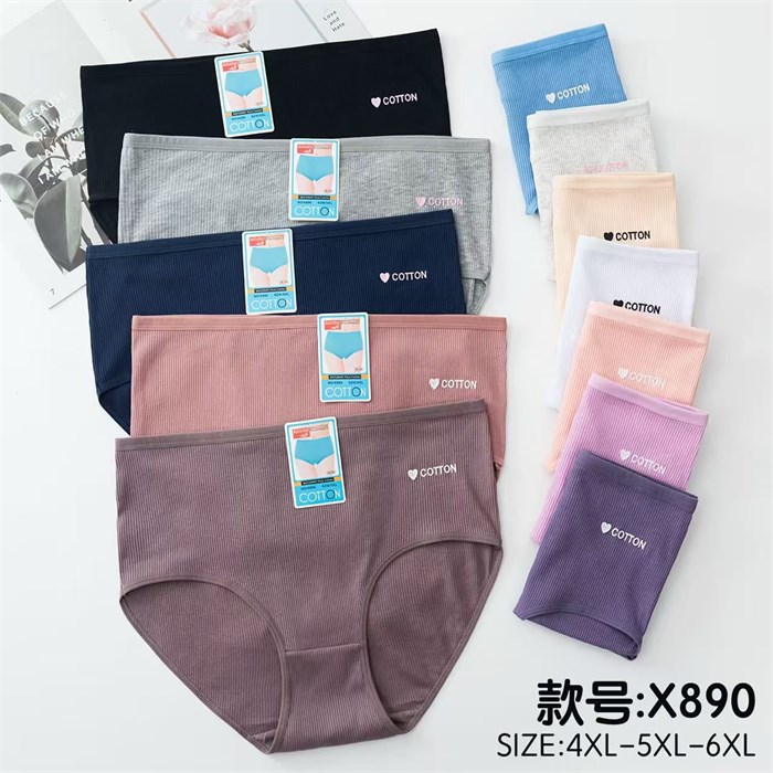 Плавки "Cotton" X890 (4XL,5XL,6XL) 87063 - фото 106111