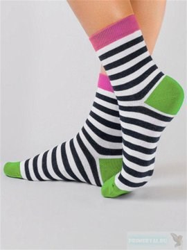 Носки жен. CLASSIC 7С-22СП 087 (25-белый-черный) 436689 - фото 114193