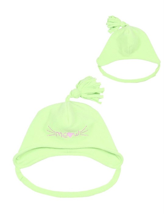 #CH 8138 Шапка для девочки салатовый (48-50) ВГ 379069 - фото 114922