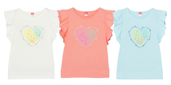 #CSJG 62742-28-277 Футболка для девочки (Коралловый (164)-84) 477785 - фото 114938