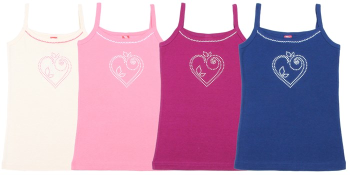 CAJ 2333 Майка для девочки розовый (152-158)-80 ВГ 381060 - фото 114958