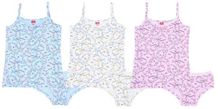 CAJ 3460 Комплект для девочки (майка, трусы) св.розовый (164)-84 ВГ 359247 - фото 114966