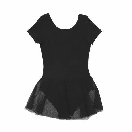 CAJ 4150 Купальник гимнастический для девочки чёрный (152)-80 БТ 364416 - фото 114972