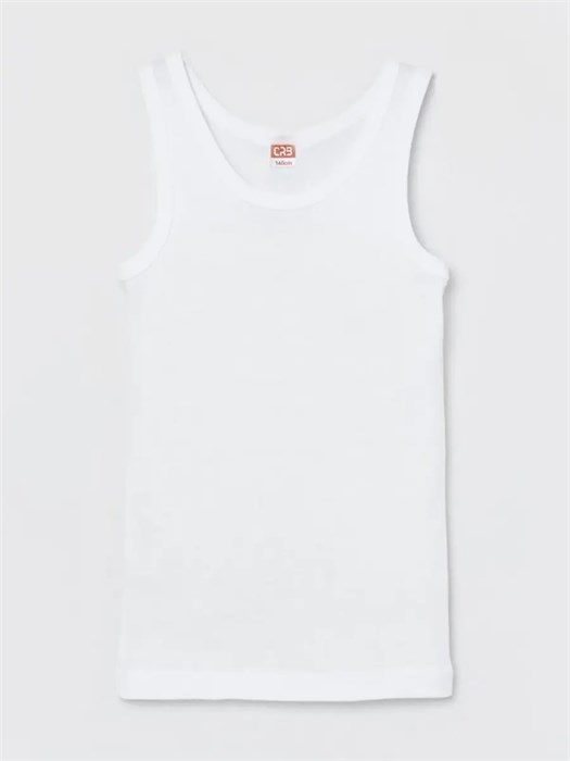 CAJB 20023-20 Майка для мальчика (Белый (134)-68) 482730 - фото 115001