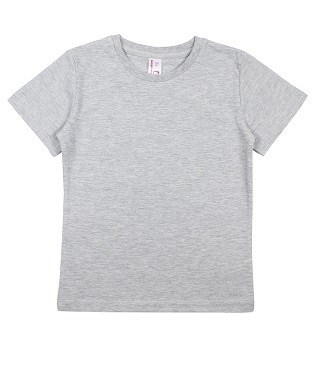 CAJB 62857-11 Футболка детская (Серый меланж (140)-72) 481192 - фото 115006