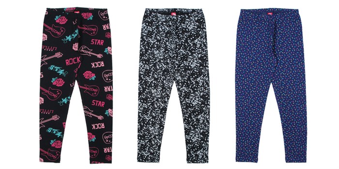 CSJ 7772 Брюки типа "лосины" для девочки т.синий (брызги) (158)-80 ВГ 409964 - фото 115701