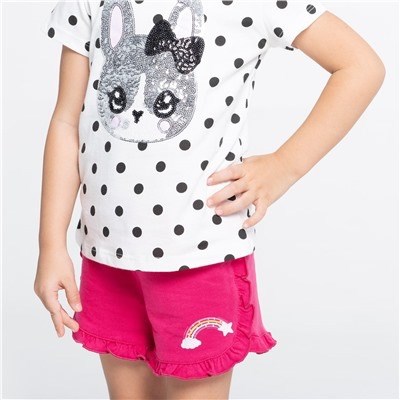 CWKG 70138-46 Шорты для девочки (Фуксия (128)-64) 494632 - фото 115861