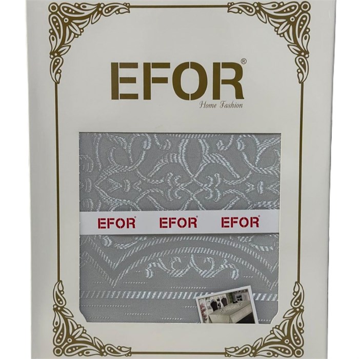 Скатерть "Efor Hafsa" 160x220 см., серый SK-126/06 - фото 98039