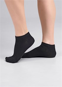 CLE Носки жен.S200 хл+эл укор (23-чёрный) 85388