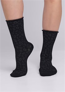 CLE Носки жен.Д298 база ослаб.рез (23-чёрный) 85414