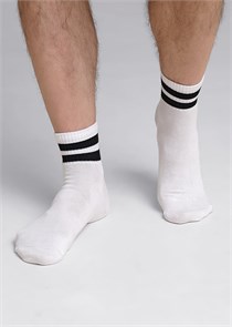 CLE Носки муж.S142 база хл+эл (29-белый) 85552